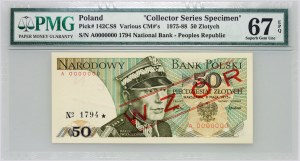 PRL, 50 zloty 9.05.1975, MODEL, No. 1794, series A
