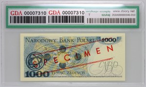 PRL, 1000 Zloty 1.06.1979, MODELL, Nr. 1715, Serie BM