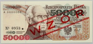 III RP, 50000 PLN 16.11.1993, MODÈLE, n° 0953, série A