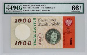 PRL, 1000 zloty 29.10.1965, serie B