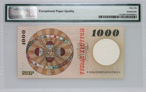 PRL, 1000 zloty 29.10.1965, serie P