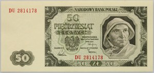 PRL, 50 zloty 1.07.1948, serie DU