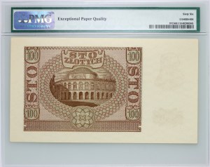 General Government, 100 zloty 1.03.1940, series B, counterfeit ZWZ