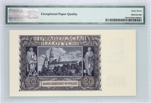 Štátna správa, 20 zlotých 1.03.1940, séria A