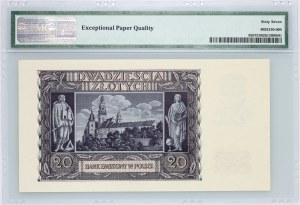Allgemeiner Staat, 20 Zloty 1.03.1940, Serie A