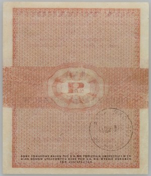 PRL, bon towarowy 50 dolarów, Pekao, 1.01.1960, seria Dc, FAŁSZERSWO
