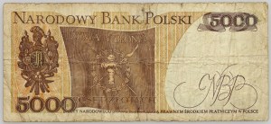 Volksrepublik Polen, 500 Zloty 1.06.1982, Serie FN, ERNEUT für 5000 Zloty