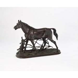 PIERRE JULES MENE (1810-1879), Koń w zagrodzie