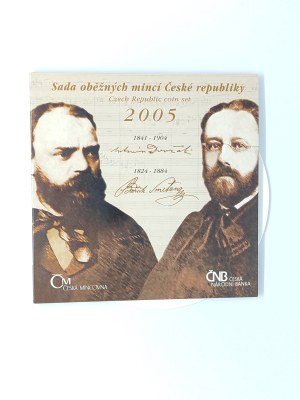 2005 Sada oběžných mincí ANTONÍN DVOŘÁK A BEDŘICH SMETANA