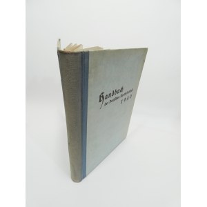 Handbuch der Deutschen Apothekerschaft 1940 Farmacja III rzesza