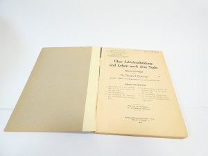 Manuscript Steiner Rudolf Uber Schicksalbildung und Leben 1919 On the formation of destiny and life after death.