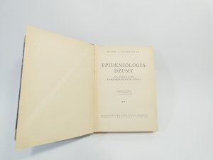 Epidemiology of the plague Jakóbkiewicz 1939 Gdynia