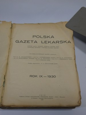 Polska Gazeta Lekarska Lwow Rok IX 1930