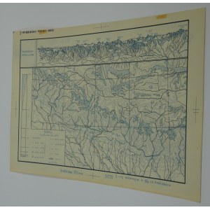 BARANOWSKI LEONARD (1922 - 1993) MAP PANORAMA OF THE HIMALAYAS HIMALAYAS
