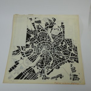BARANOVSKIY LEONARD MAP MOSCOW 1965