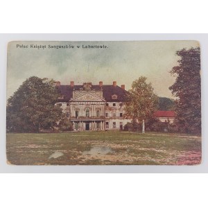 Carte postale, Lubartów, Palais des Princes Sanguszko