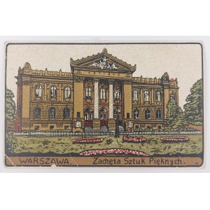Pocztówka, Warszawa, Zachęta Sztuk Pięknych, około 1910 r.