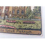 Pocztówka, Warszawa, Zachęta Sztuk Pięknych, około 1910 r.