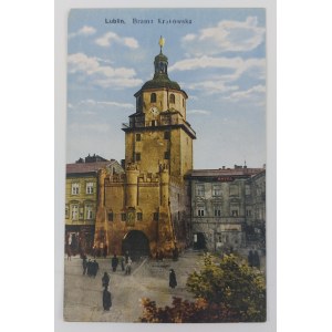 Postcard, Lublin, Krakow Gate, 1917.
