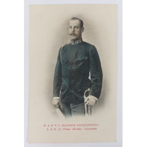 Pocztówka, S.A.R. Le Prince Heritier Constantin