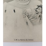 Pocztówka, S.M. la Reine de Grece