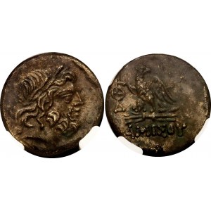 Ancient Greece Amisus (Black Sea) Tetrahalk 85 - 65 BC (ND) NGC Ch AU