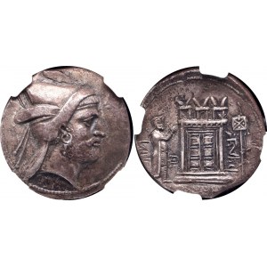 Persia AR Tetradrachm Bagadat 3rd Century BC NGC Ch XF