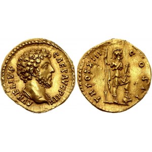 Roman Empire Marcus Aurelius AV Aureus 158 - 159 AD Virtus