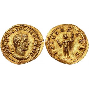 Roman Empire Gallienus AV Aureus 253 - 254 AD