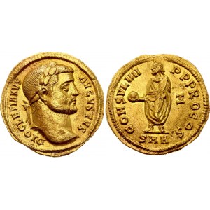 Roman Empire Diocletian AV Aureus 290 - 292 AD (ND) Antioch