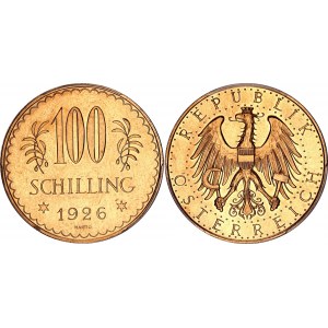 Austria 100 Schilling 1926 PCGS PL62
