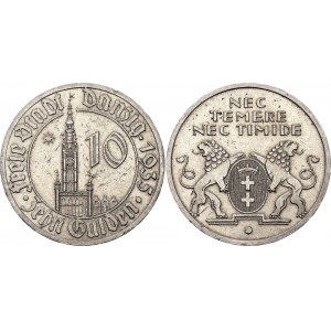 Danzig 10 Gulden 1935