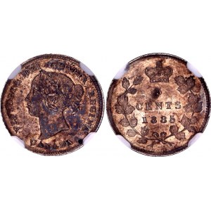 Canada 5 Cents 1885 NGC UNC