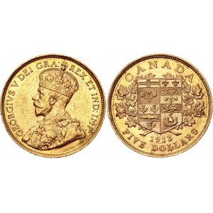 Canada 5 Dollars 1913