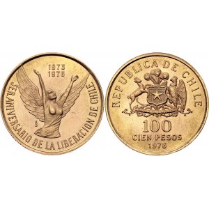 Chile 100 Pesos 1976 So