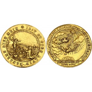 German States Saxe-Coburg-Saalfeld Dukat 1745 (ND)