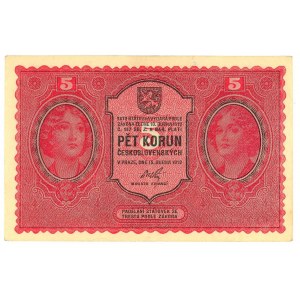 Czechoslovakia 5 Korun 1919