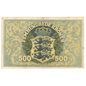 Denmark 500 Kroner 1939