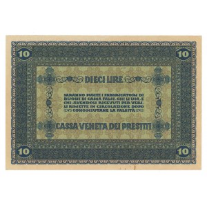 Italy 10 Lire 1918 Specimen