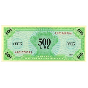 Italy 500 Lire 1943