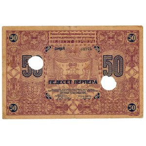 Montenegro 50 Perpera 1912