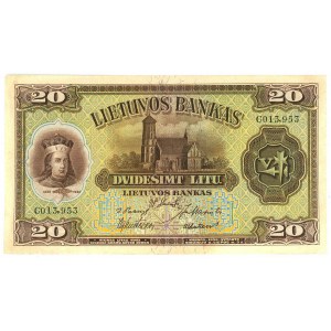 Lithuania 20 Litu 1930