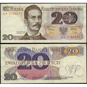 Polska, 20 złotych, 1.06.1982