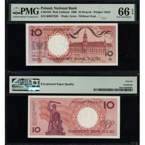 Polska, 10 złotych, 1.03.1990