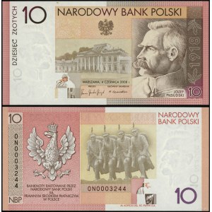 Polska, 10 złotych, 4.06.2008