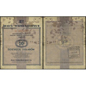 Polska, bon na 10 dolarów, 1.01.1960