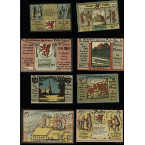 Pomorze, zestaw 10 banknotów, 1921-1922