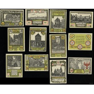 Pomorze, zestaw 10 banknotów, 1921-1922