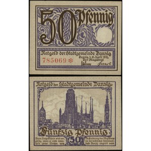Západné Prusko, 50 fenig, 15.04.1919