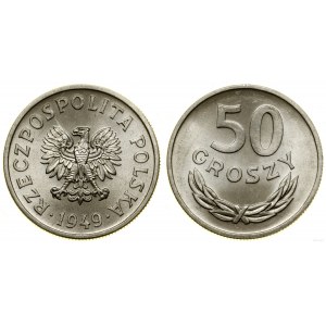 Polska, 50 groszy, 1949, Warszawa